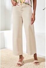 TRIBAL COMFORT STRETCH HIGH RISE PALAZZO PANTS-CANVAS