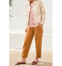 TRIBAL COTTON L/S BTN FRONT JACKET-CANVAS