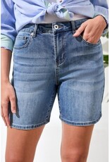TRIBAL AUDREY GIRLFRIEND CLASSIC SHORT-PEBBLEBLUE