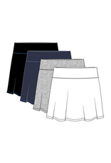 TRIBAL TECHNO LUX - PULL ON FLARE SKORT