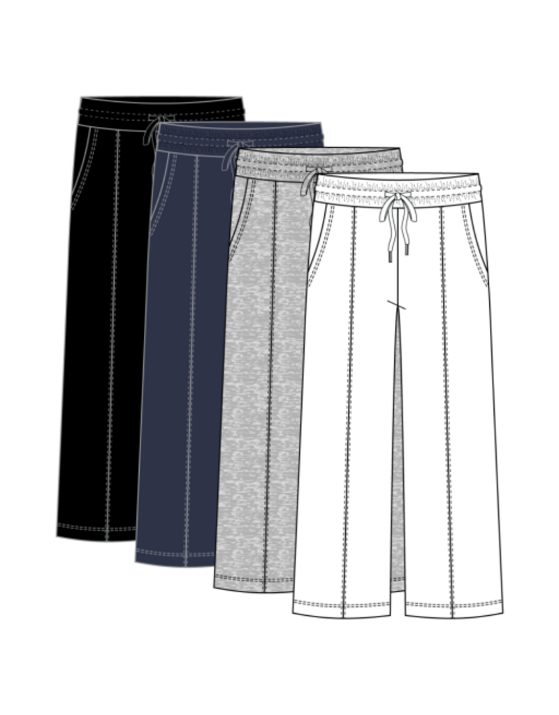 TRIBAL TECHNO LUX - PULL ON CAPRI W/DRAWCORD