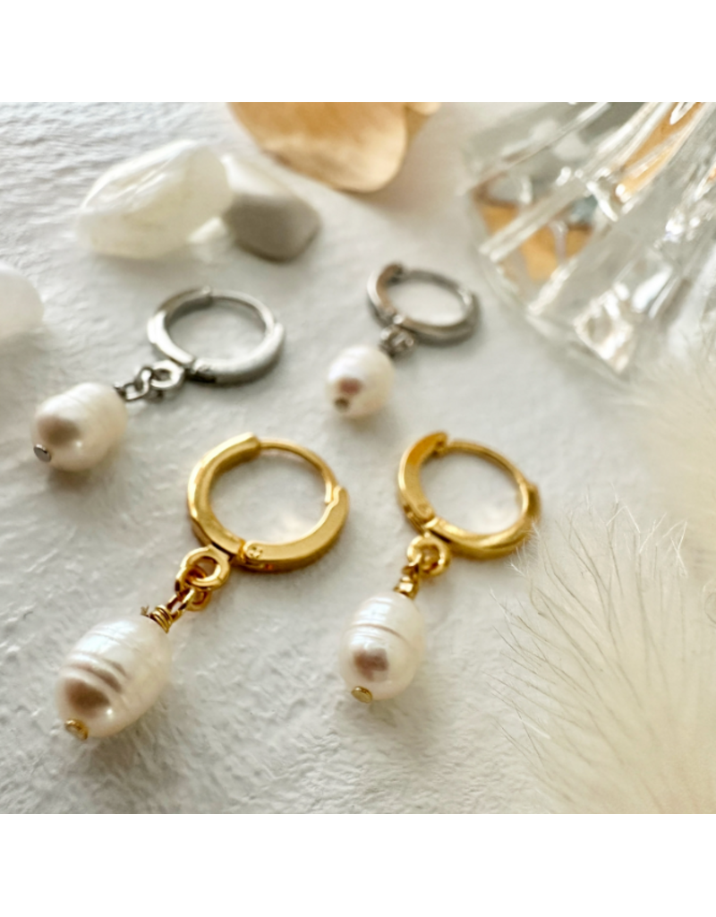 PIKA & BEAR RUTH DROP PEARL EARRINGS