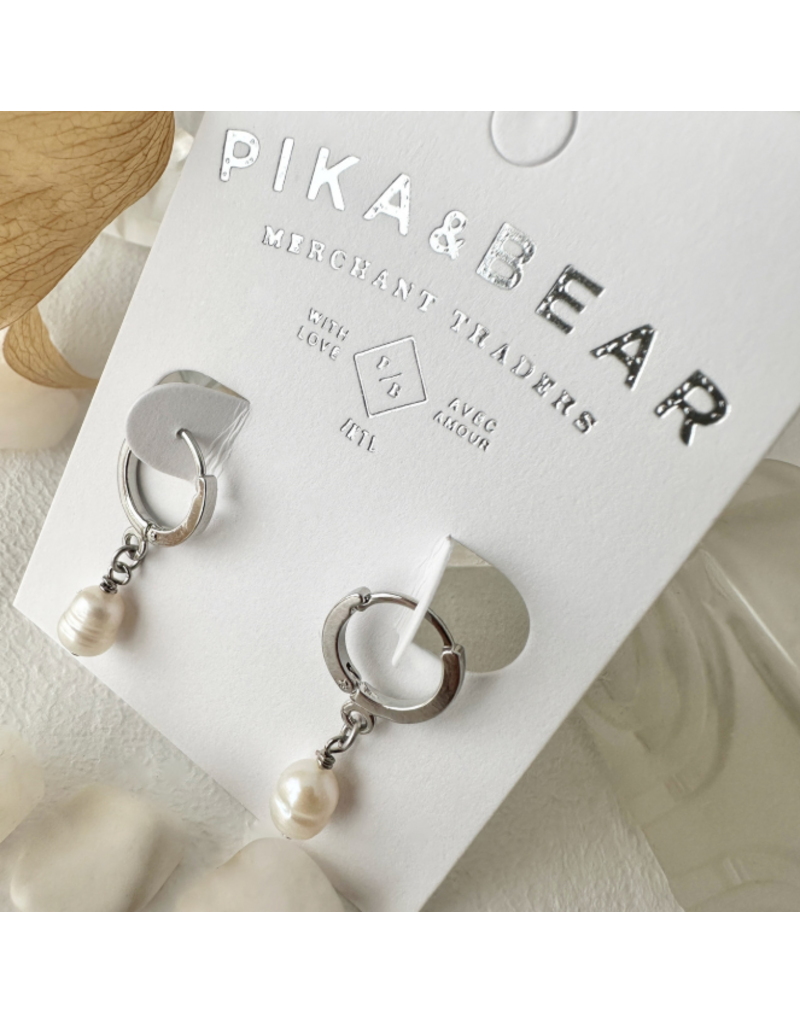 PIKA & BEAR RUTH DROP PEARL EARRINGS