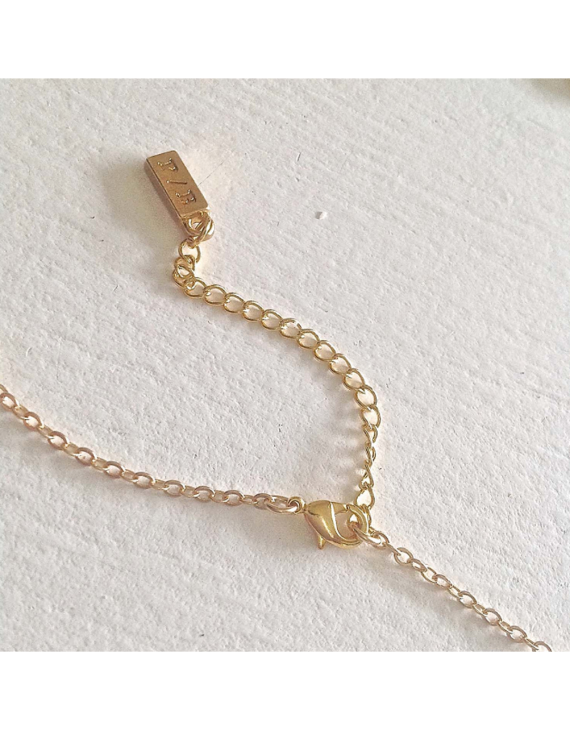 PIKA & BEAR TOTAL ECLIPSE OF THE HEART GOLD LOCKET NECKLACE