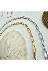 PIKA & BEAR PETIT MONTMARTRE SMALL PAPERCLIP CHAIN GOLD