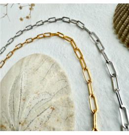 PIKA & BEAR PETIT MONTMARTRE SMALL PAPERCLIP CHAIN GOLD