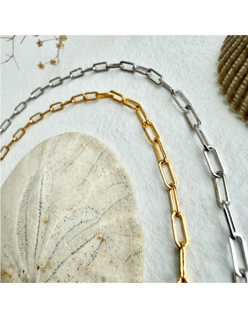 PIKA & BEAR PETIT MONTMARTRE SMALL PAPERCLIP CHAIN GOLD