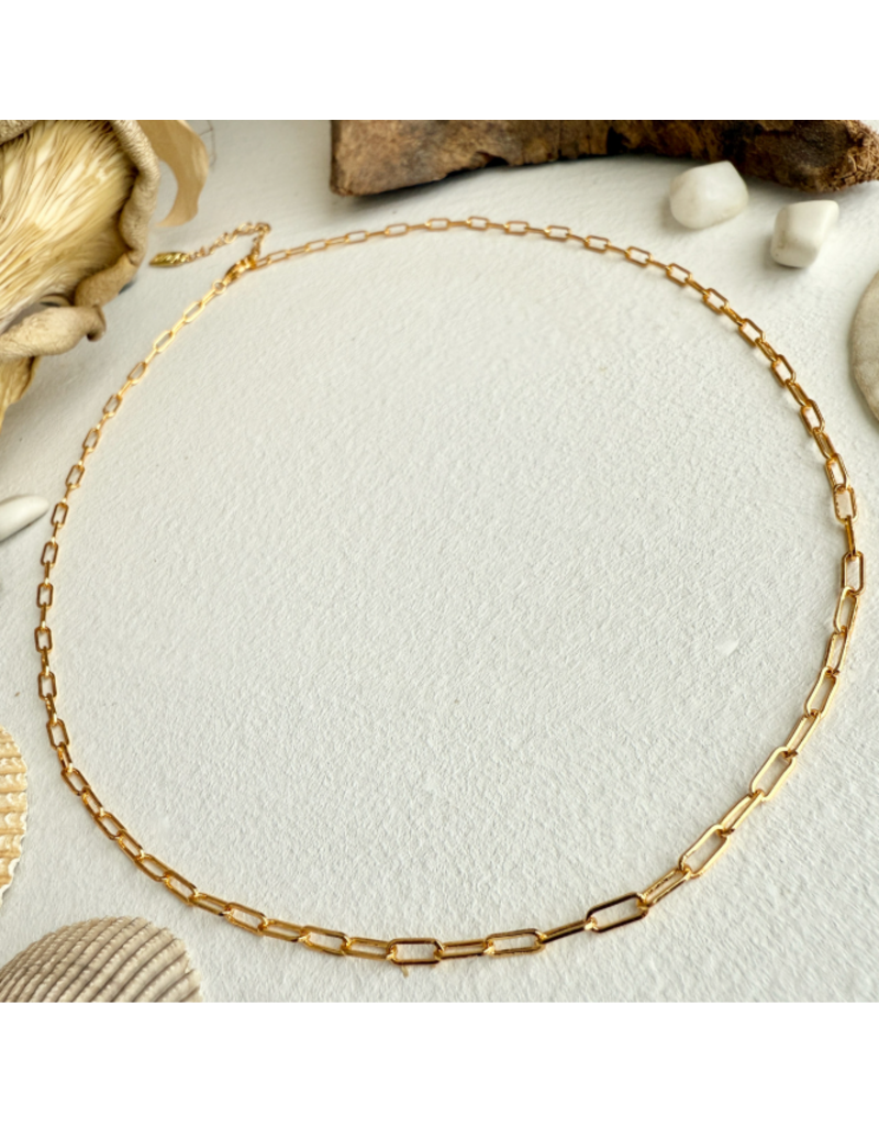 PIKA & BEAR PETIT MONTMARTRE SMALL PAPERCLIP CHAIN GOLD