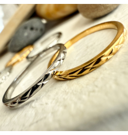 PIKA & BEAR SID DIAMOND PATTERN RING