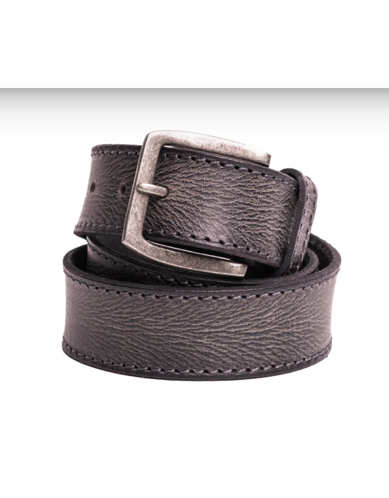 SILVER JEANS LEATHER HEAVY EDGE BELT - 40MM