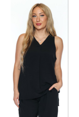 V-NECK SOLID TANK