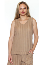 TEXTURED TAUPE TANK