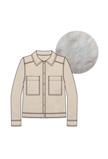 TRIBAL L/S BTN FRONT JACKET-CANVAS