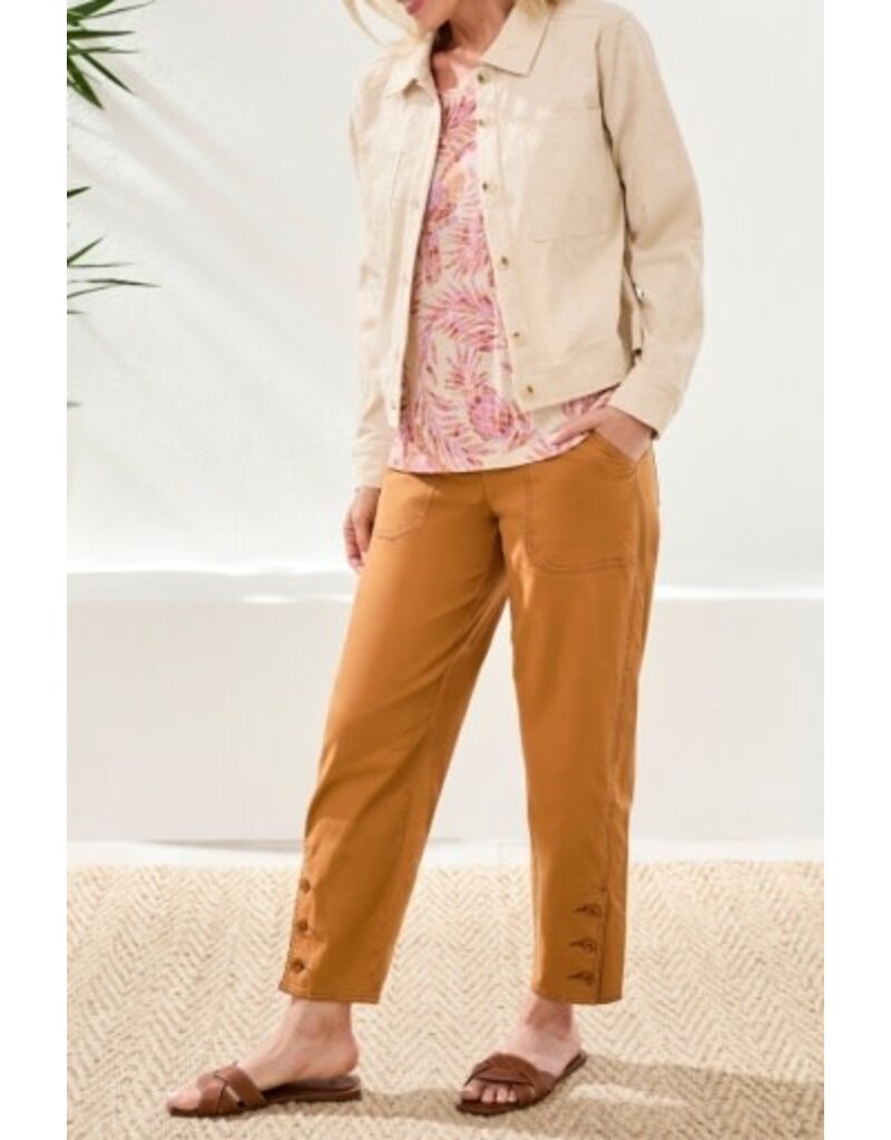 TRIBAL L/S BTN FRONT JACKET-CANVAS