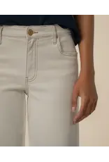 KUT CHARLOTTE HIGH RISE WIDE LEG W. RAW HEM