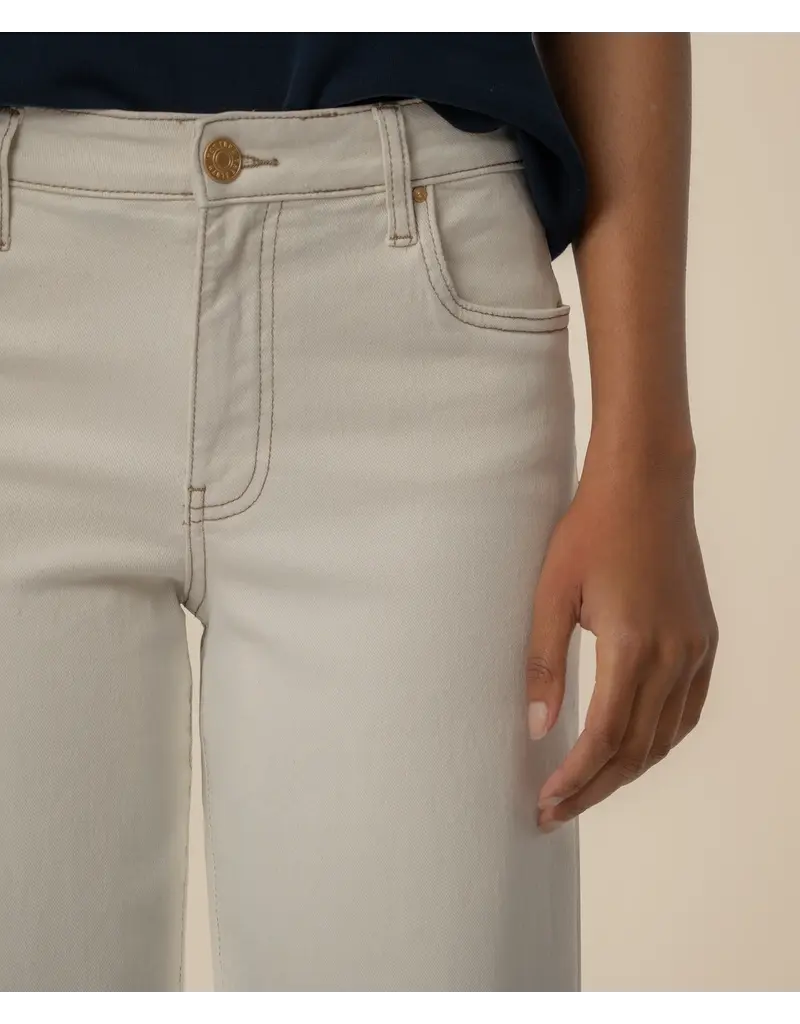 KUT CHARLOTTE HIGH RISE WIDE LEG W. RAW HEM