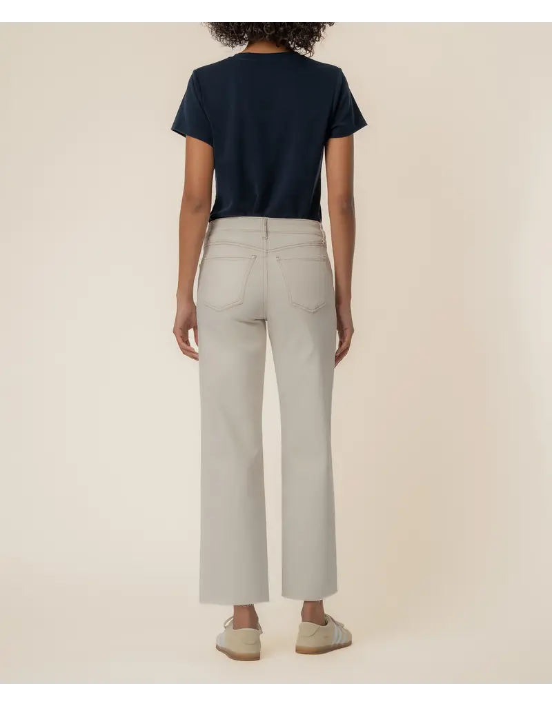 KUT CHARLOTTE HIGH RISE WIDE LEG W. RAW HEM