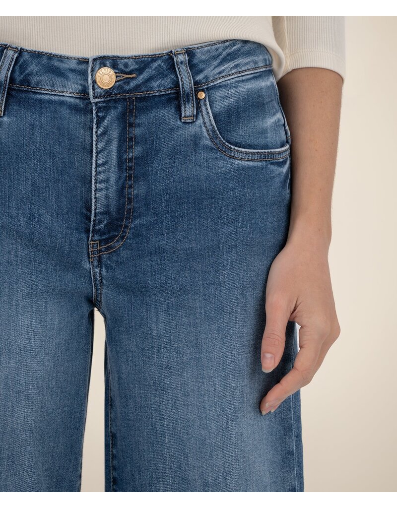 KUT MAYA HIGH RISE FAB AB WIDE LEG - BACK DARTS - WIDE HEM