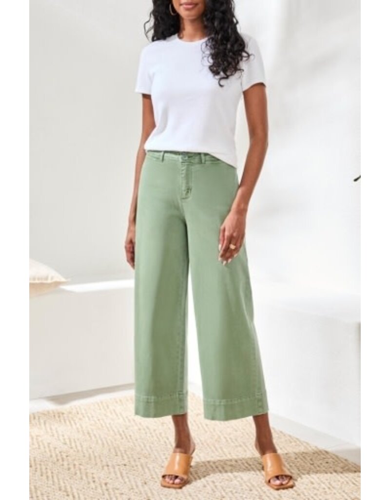 TRIBAL COMFORT STRETCH HIGH RISE PALAZZO PANTS-CANVAS