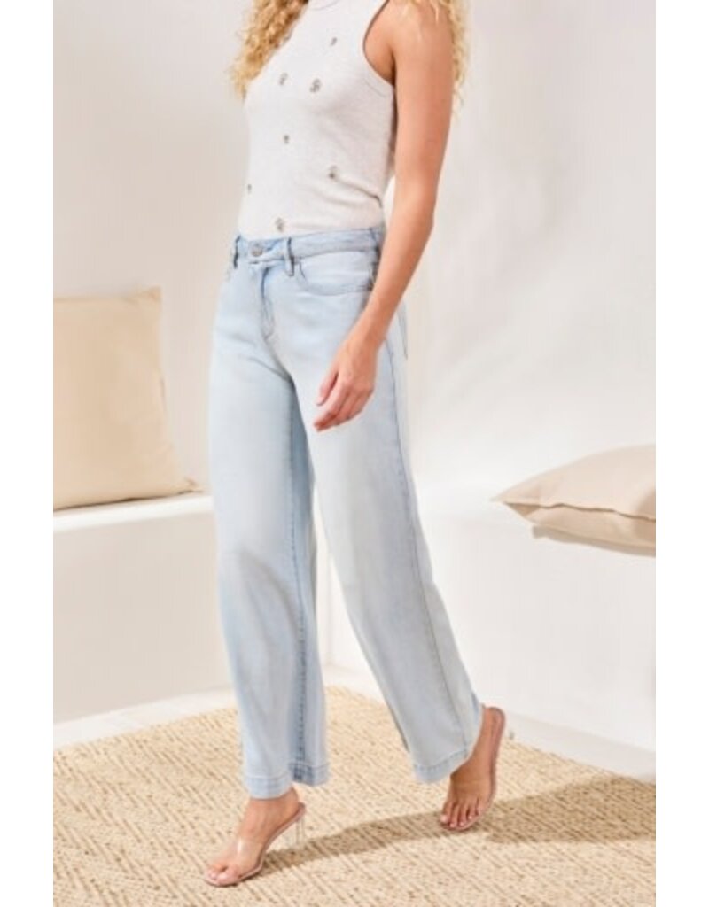 TRIBAL AUDREY HUGGING FLOWY WIDE DENIM-BONDIBEACH