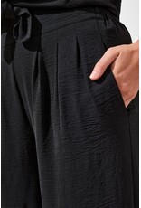 TRIBAL FLOWY CROP PANT W/ BK ELASTIC WB-BLACK