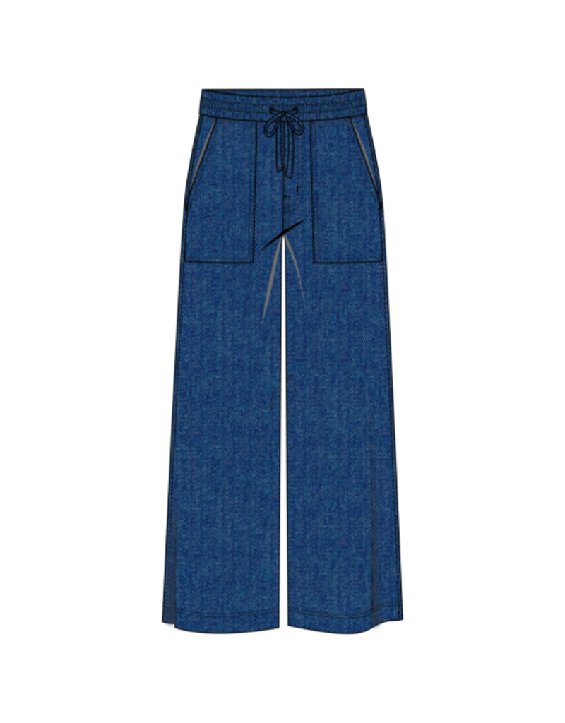 TRIBAL AUDREY WIDE CROP JOGGER-SEAHAVEN