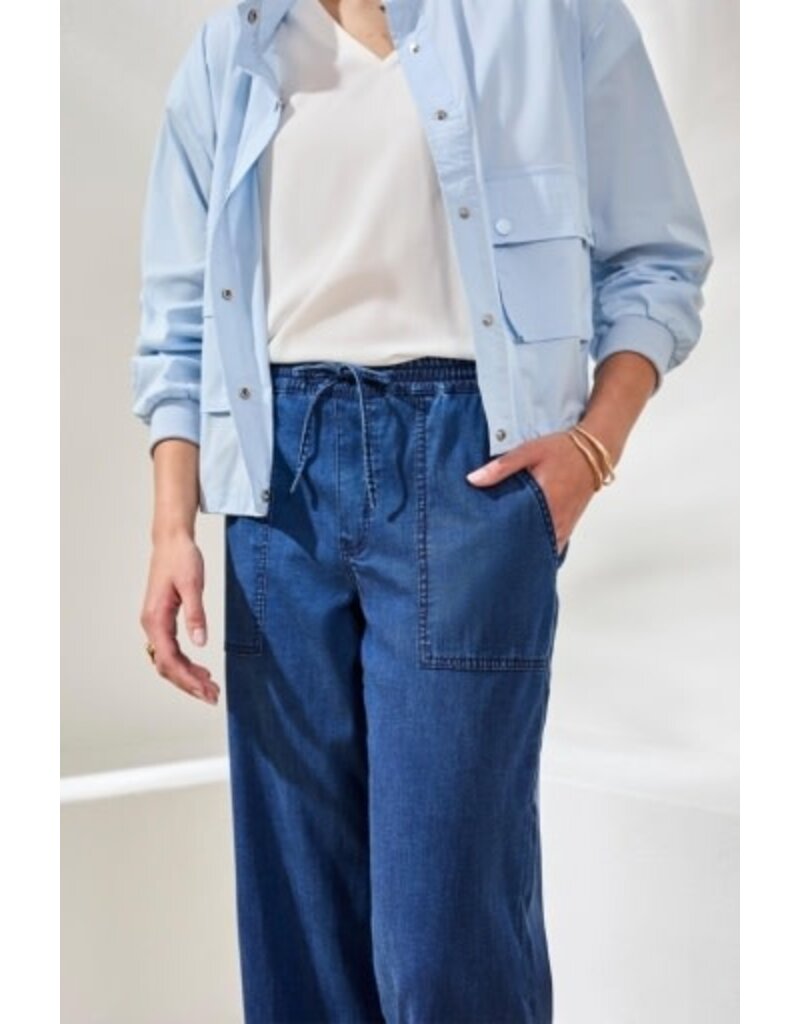 TRIBAL AUDREY WIDE CROP JOGGER-SEAHAVEN