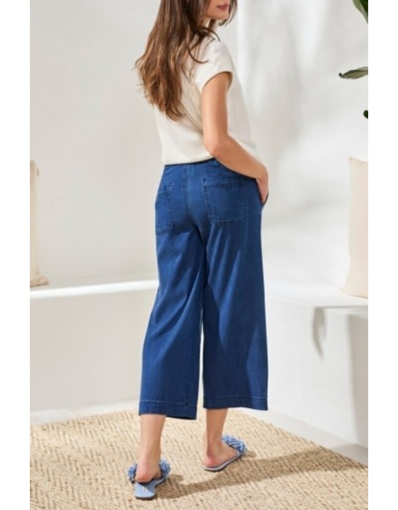 TRIBAL AUDREY WIDE CROP JOGGER-SEAHAVEN