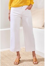 TRIBAL AUDREY HUGGING WIDE CROP JEANS-WHITE