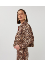 SCARLET LEOPARD JACKET