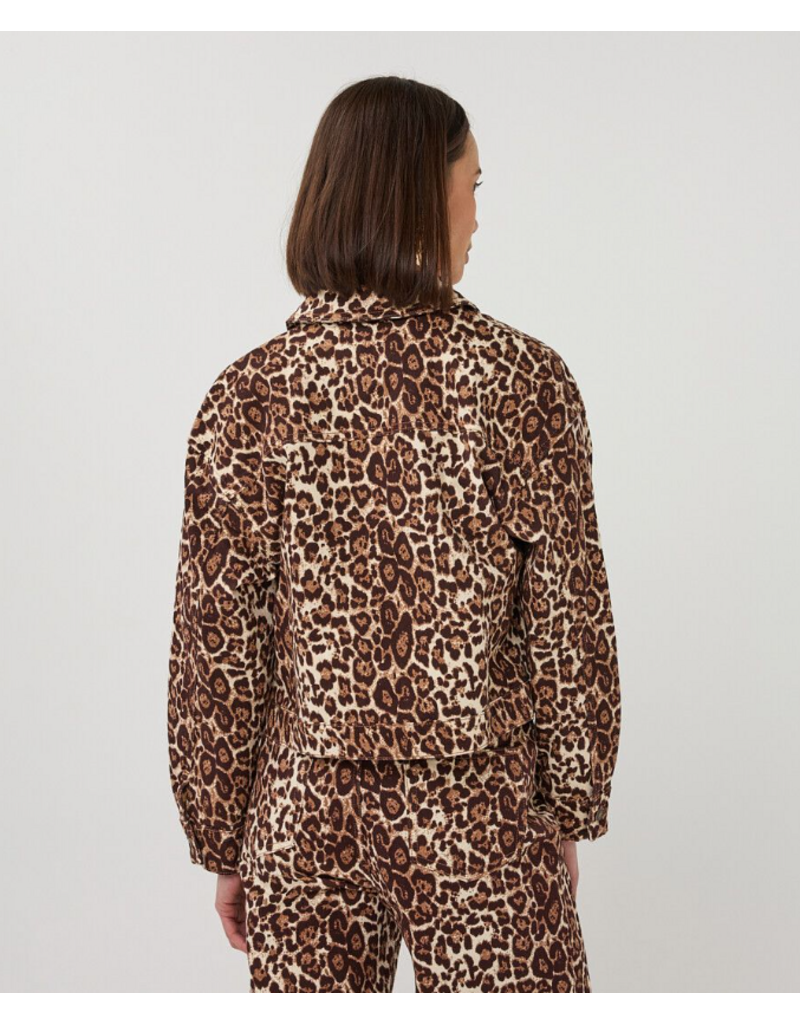 SCARLET LEOPARD JACKET