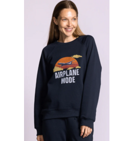 MAVERICK NAVY SWEATSHIRT - COTTON BLEND