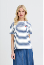 PANDINNA CHERRY STRIPED T SHIRT - COTTON BLND