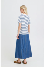 PANDINNA CHERRY STRIPED T SHIRT - COTTON BLND