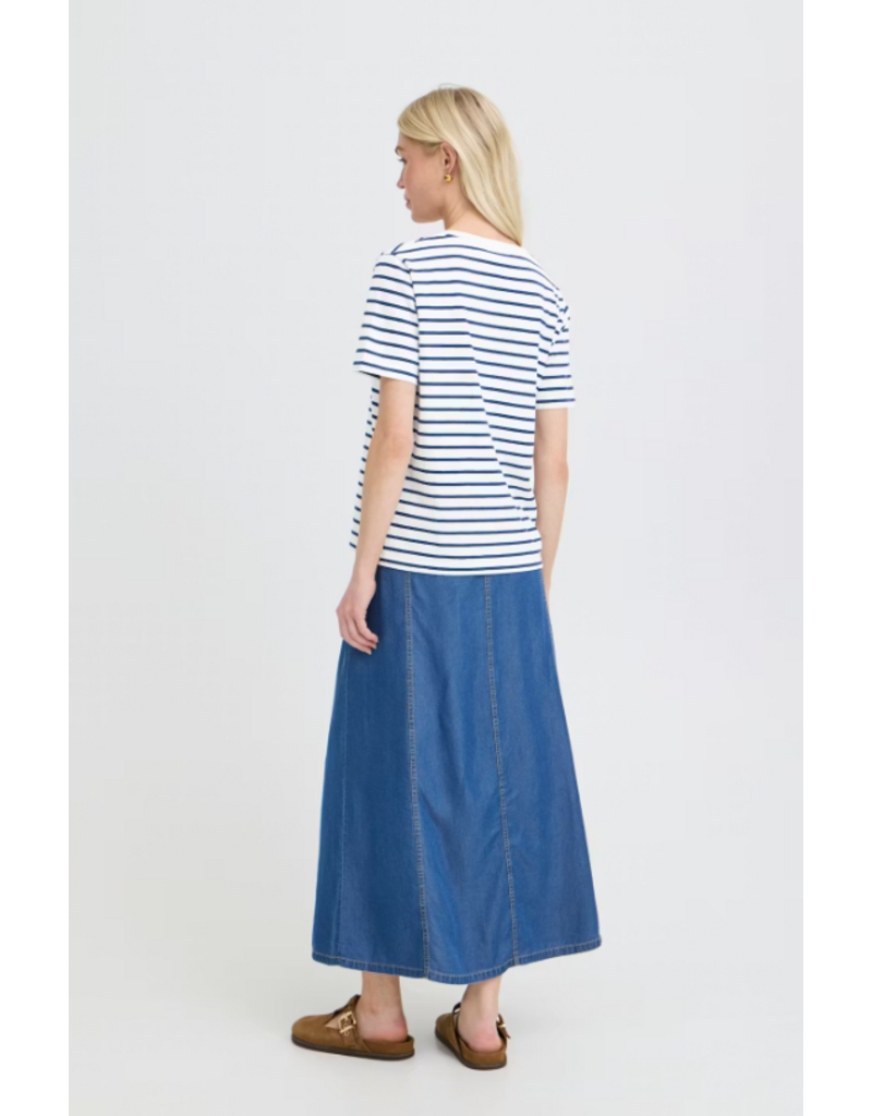 PANDINNA CHERRY STRIPED T SHIRT - COTTON BLND