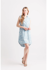 FLORAL COLLARED DRESS