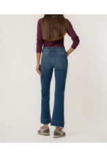 KUT KELSEY HIGH RISE FAB AB ANKLE FLARE W. WIDE HEM - COOL