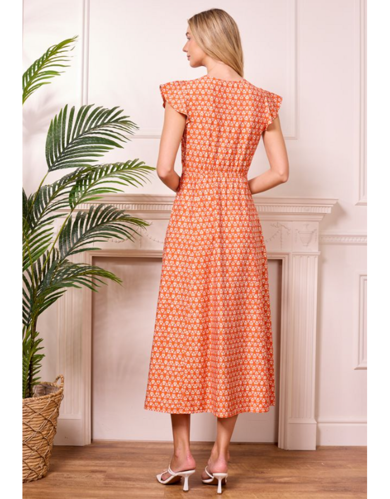 BENIDORM ORANGE DRESS