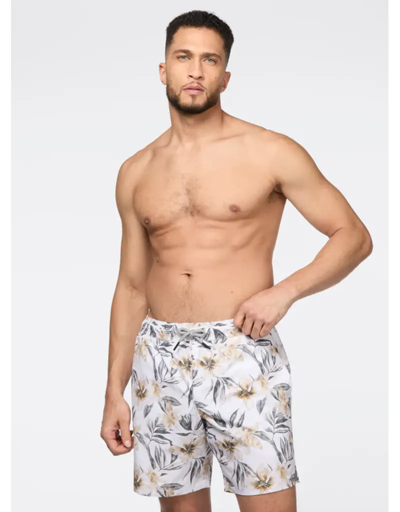 MENS FLORAL QUICK DRY SWIM SHORT
