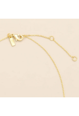 SCOUT PRESSED FLOWER NECKLACE GOLD