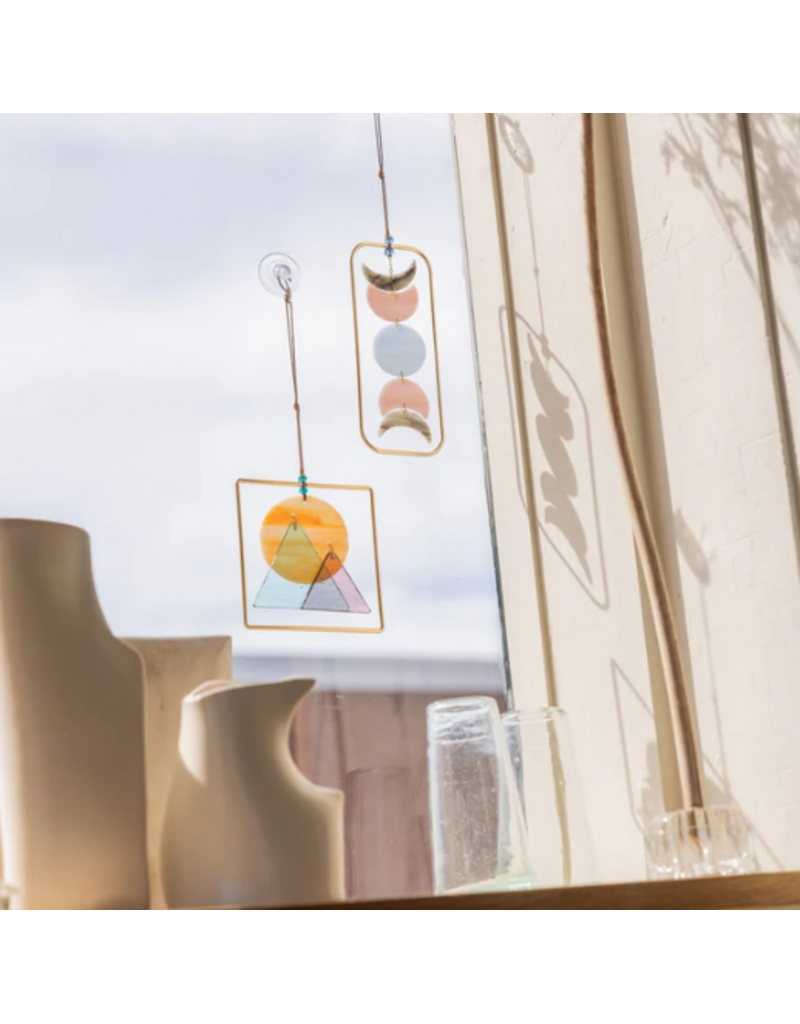 SCOUT STAINED GLASS LIGHT CATCHER