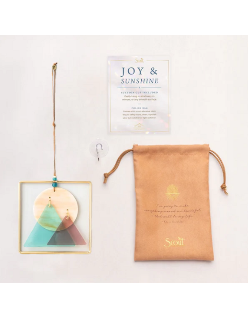 SCOUT STAINED GLASS LIGHT CATCHER