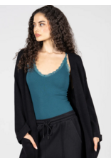 C'EST MOI BAMBOO TANK w/LACE TRIM ONE SIZE