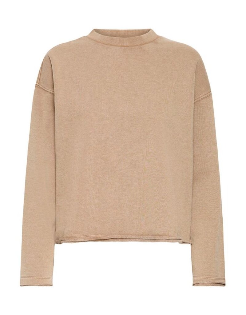 SERAFINA LONG SLEEVE SWEATSHIRT - LINEN BLEND