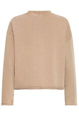 SERAFINA LONG SLEEVE SWEATSHIRT - LINEN BLEND