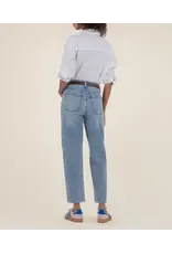 KUT GWEN HIGH RISE WIDE LEG RAW HEM