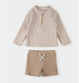 PETIT LEM 2PC L/S RASHGUARD + BOTTOM KNIT