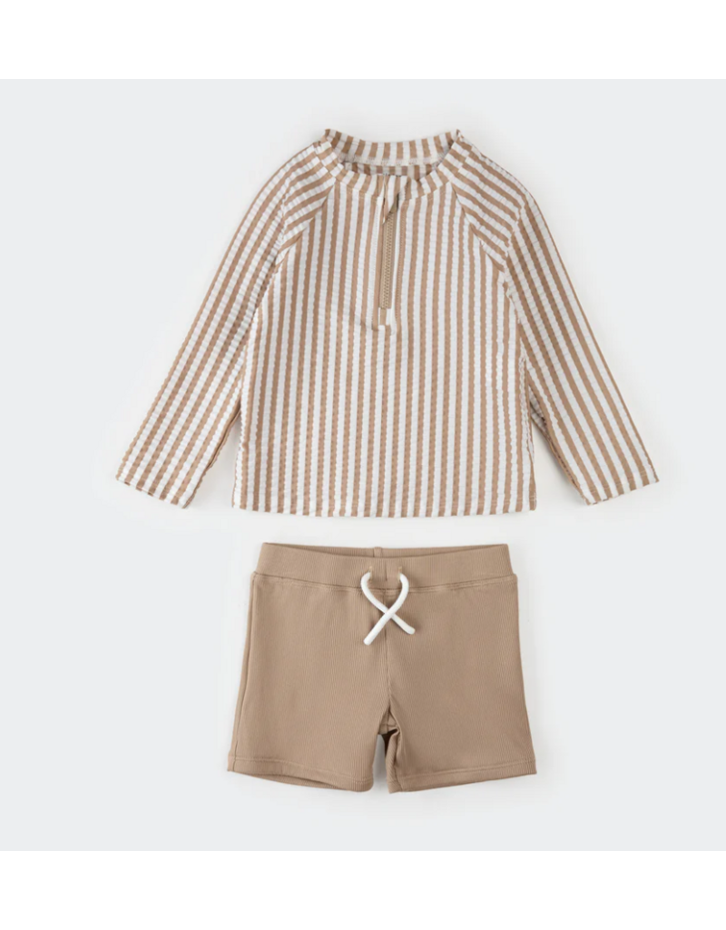 PETIT LEM 2PC L/S RASHGUARD + BOTTOM KNIT