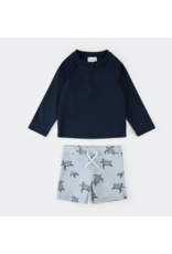 PETIT LEM 2PC SET L/S RASHGUARD + BOTTOM KNIT