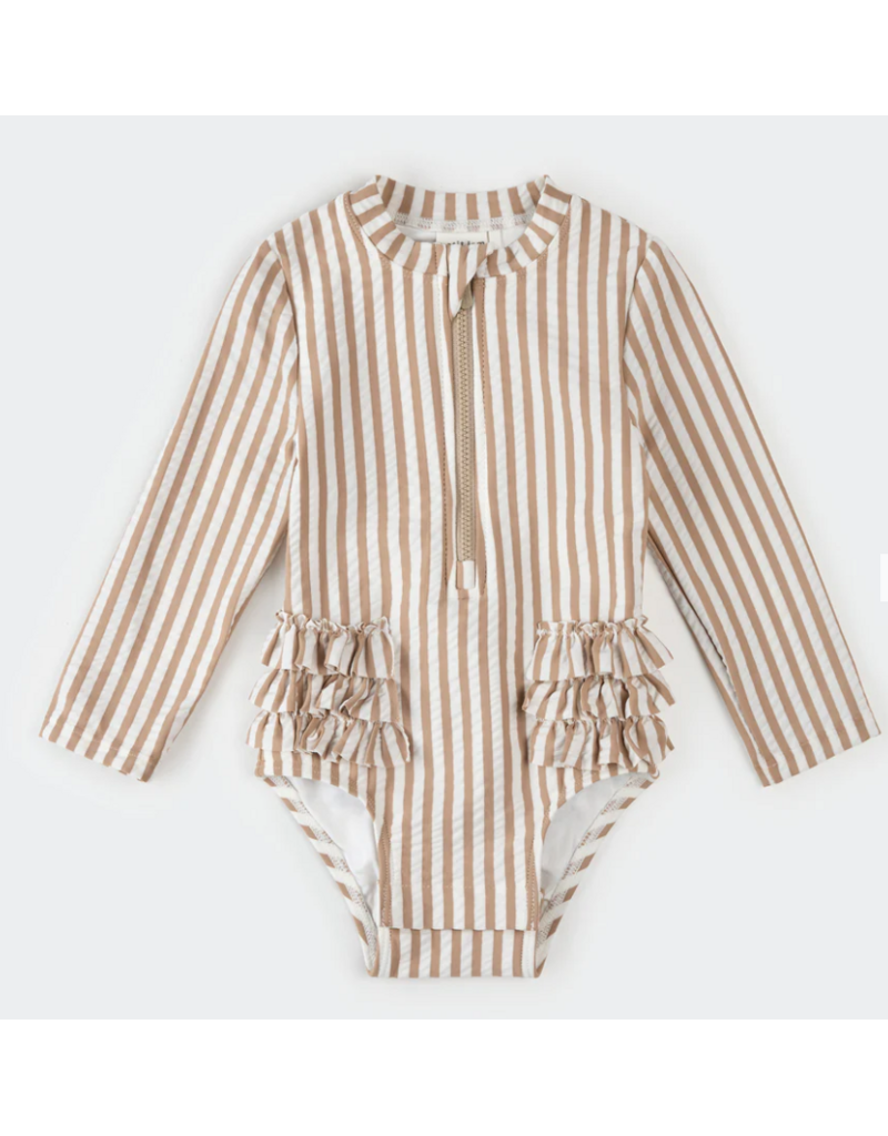 PETIT LEM ONE PIECE SWIMSUIT - BLUE DUSTY